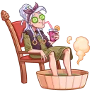 Стикер Яга Константиновна без текста