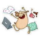 Стикер VK Fest #лучшедома