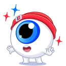 Стикер Глазки Без Текста