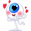 Стикер Глазки Без Текста