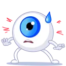 Стикер Глазки Без Текста