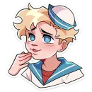 Стикер Матрос Владик без текста