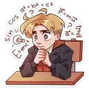 Стикер Школьник Владик