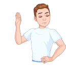 Стикер Интеллигентный vmoji Без Текста