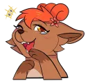 Стикер vulpix