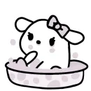 Стикер White: Kitty