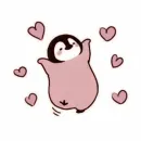 Стикер whole cute