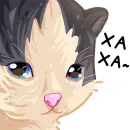 Стикер Вилли кот