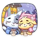 Зимние Бисквит и Ванилька