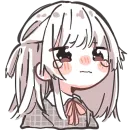 Стикер Девушка Вотаку