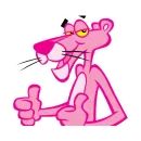 Стикер Pink Panther