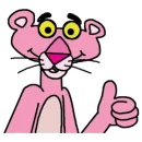 Стикер Pink Panther