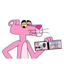 Стикер Pink Panther