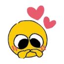 Стикер жёлтые ебала пнг