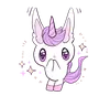Стикер young unicorn