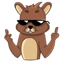 Стикер beaver 🦫