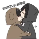 Стикер Юрудура-тян 2