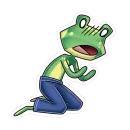 Стикер Жаб в штанах