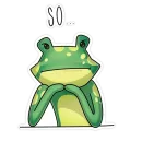 Стикер Жаб в штанах